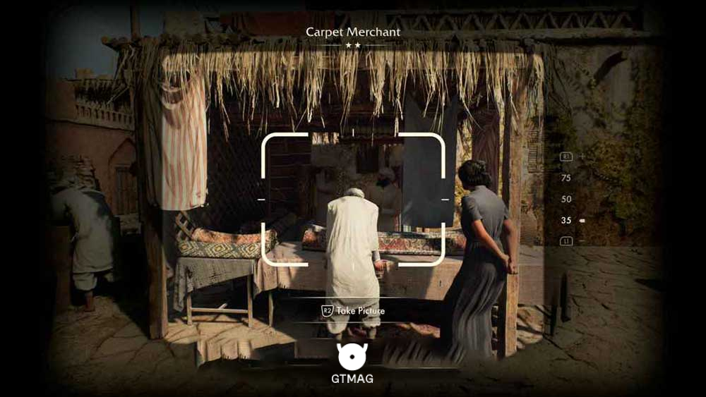 Discovery Note .30: Carpet Merchant، 35 AP - مکان های Collectibleهای Gizeh در Indiana Jones and the Great Circle