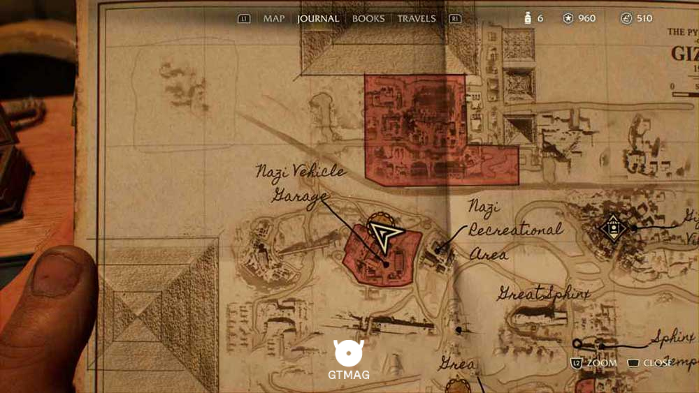 Discovery Note .36: Code Letter - مکان های Collectibleهای Gizeh در Indiana Jones and the Great Circle