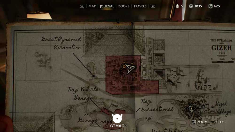 Discovery Note .37: Assignment Letter، 25 AP - مکان های Collectibleهای Gizeh در Indiana Jones and the Great Circle