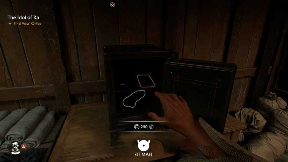 Ancient Relic .3: Laundry Room Safe، 80 AP - مکان های Collectibleهای Gizeh در Indiana Jones and the Great Circle