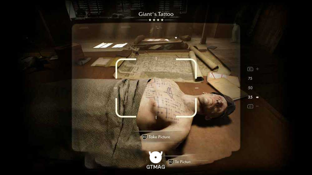 Adventure Note .8: Giant&rsquo;s Tattoo، 120 AP - مکان های Collectibleهای Gizeh در Indiana Jones and the Great Circle