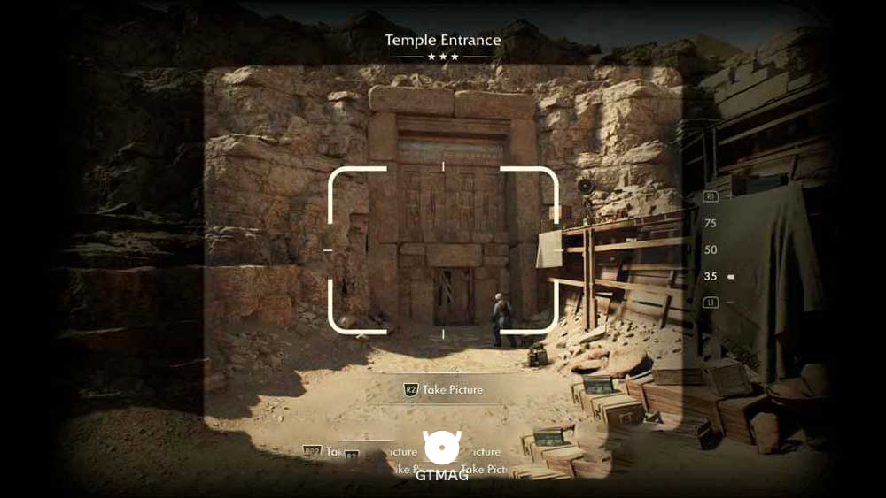 Discovery Note .42: Temple Entrance، 45 AP - مکان های Collectibleهای Gizeh در Indiana Jones and the Great Circle