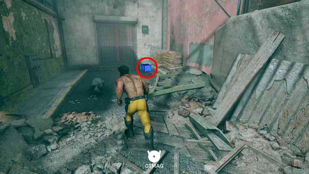 3. – Material Crate .2 - مکان Collectibleهای Marvel’s Wolverine در I’m Still Here