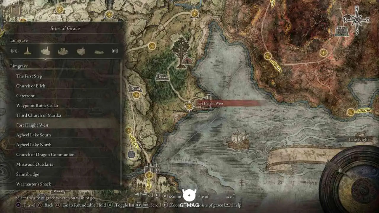 موقعیت Bloodrose در Elden Ring