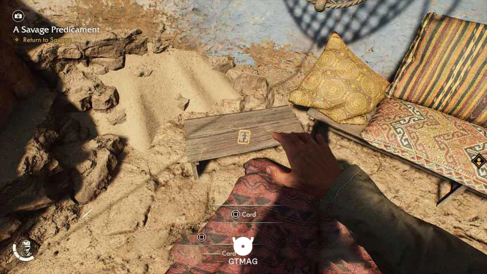 Fieldwork Note .2: Hanged Man Card، 25 AP - مکان های Collectibleهای Gizeh در Indiana Jones and the Great Circle