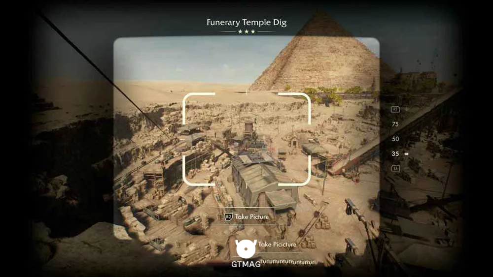 Discovery Note .47: Funerary Temple Dig، 45 AP - مکان های Collectibleهای Gizeh در Indiana Jones and the Great Circle