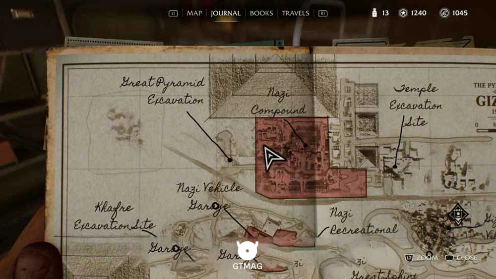 Discovery Note .52: Scary Stories .2، 25 AP - مکان های Collectibleهای Gizeh در Indiana Jones and the Great Circle