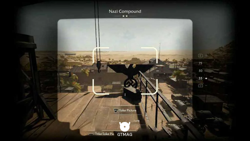 Discovery Note .55: Nazi Compound، 35 AP - مکان های Collectibleهای Gizeh در Indiana Jones and the Great Circle