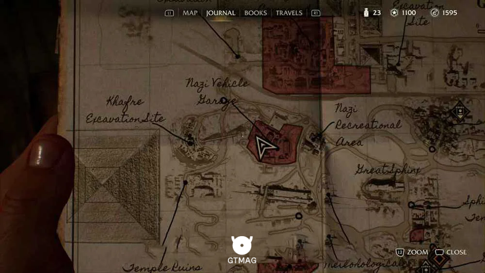 Discovery Note .58: Peru Postcard، 25 AP - مکان های Collectibleهای Gizeh در Indiana Jones and the Great Circle