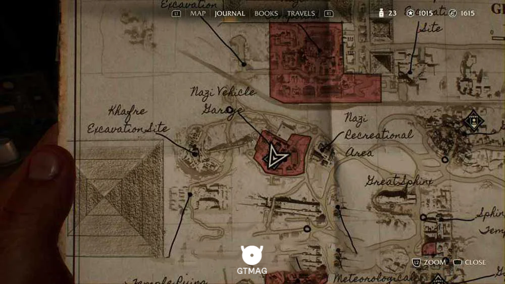 Mystery Note .9: Pohl&rsquo;s Letter، 25 AP - مکان های Collectibleهای Gizeh در Indiana Jones and the Great Circle