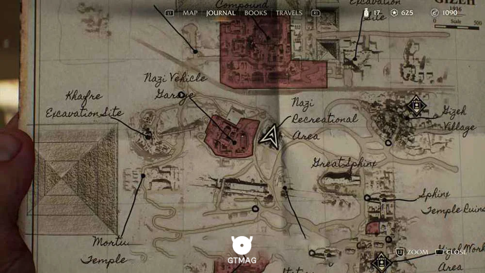 Discovery Note .61: Nazi Cinema، 35 AP - مکان های Collectibleهای Gizeh در Indiana Jones and the Great Circle