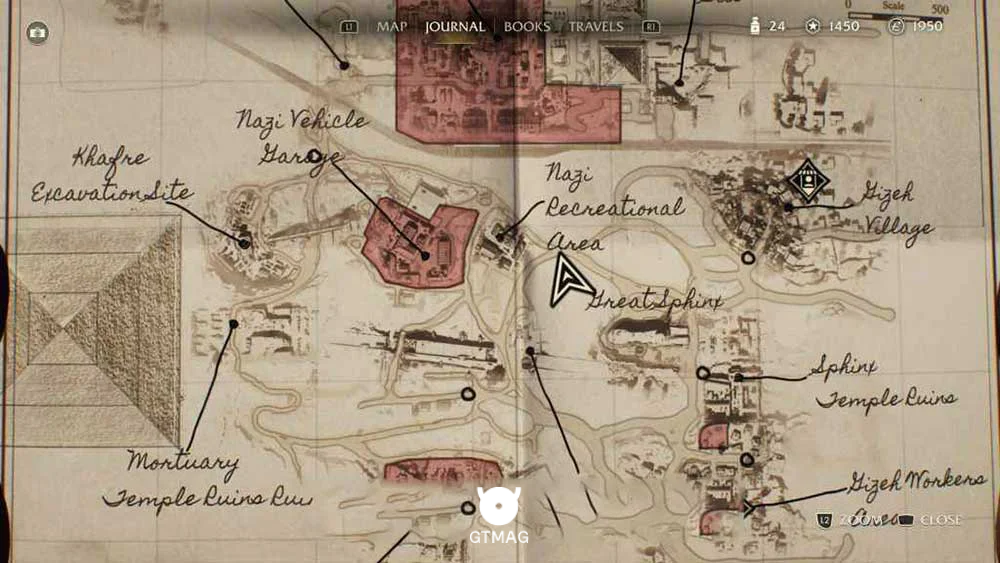 Discovery Note .62: Khufu&rsquo;s Pyramid، 35 AP - مکان های Collectibleهای Gizeh در Indiana Jones and the Great Circle