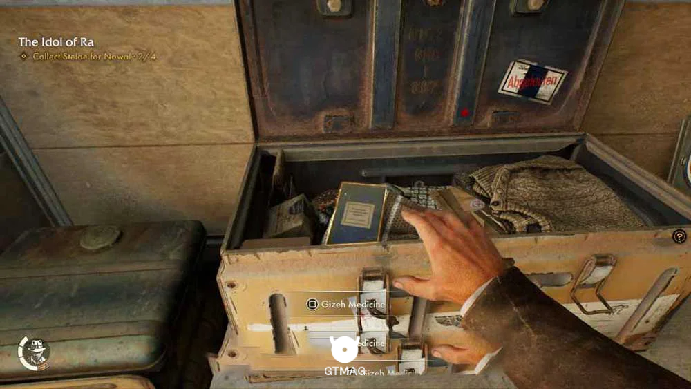 Adventure Book .22: Gizeh Medicine - مکان های Collectibleهای Gizeh در Indiana Jones and the Great Circle