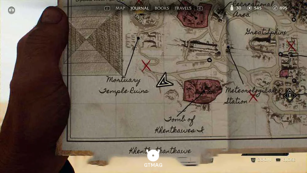 Discovery Note .66: Menkaure&rsquo;s Pyramid، 35 AP - مکان های Collectibleهای Gizeh در Indiana Jones and the Great Circle
