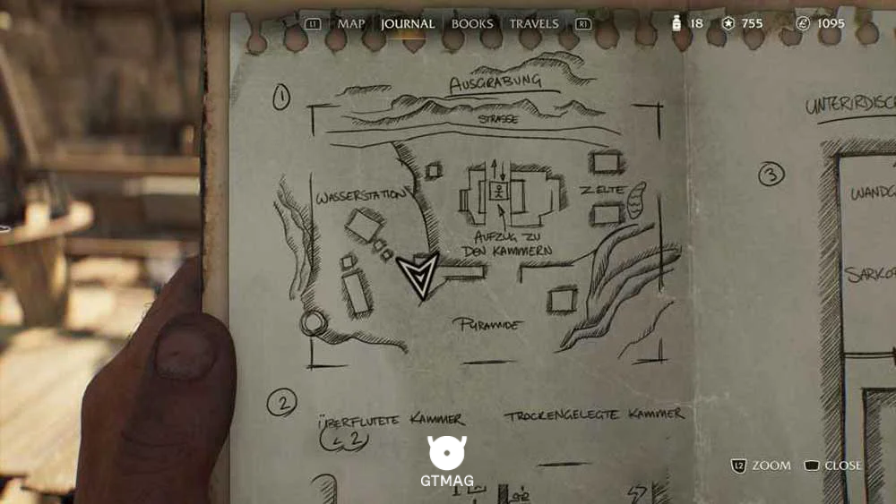 Fieldwork Note .10: Jurgen&rsquo;s Note، 25 AP - مکان های Collectibleهای Gizeh در Indiana Jones and the Great Circle