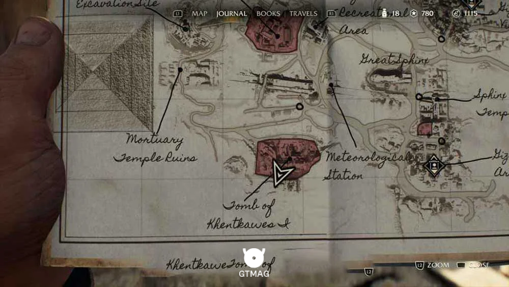 Medicine Bottle .18: Cliffside Chamber - مکان های Collectibleهای Gizeh در Indiana Jones and the Great Circle