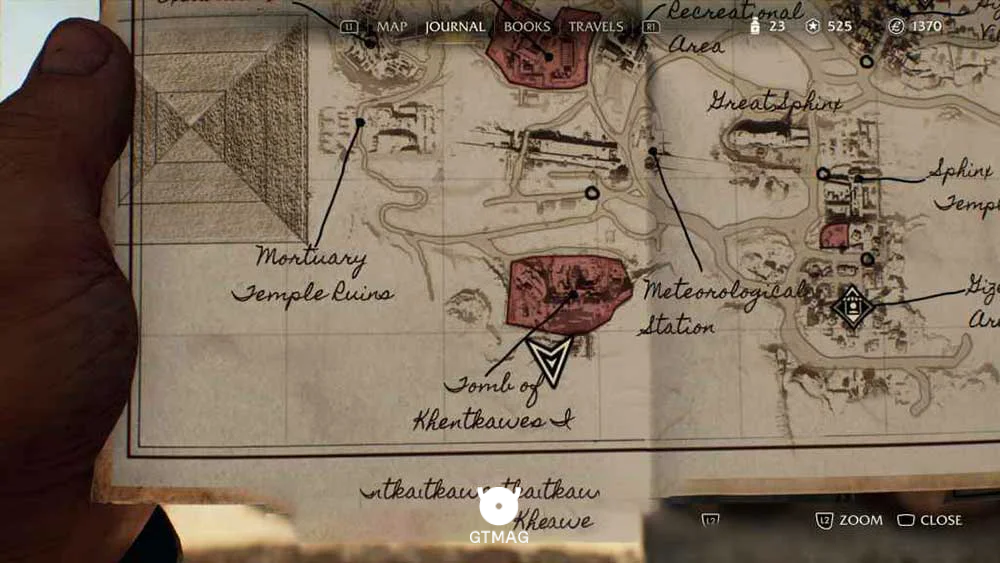 Discovery Note .70: Dunes، 35 AP - مکان های Collectibleهای Gizeh در Indiana Jones and the Great Circle