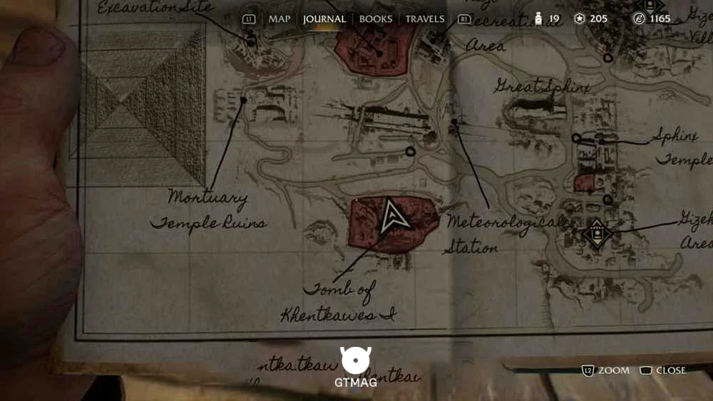 Fieldwork Note .12: Malfunction Notice، 25 AP - مکان های Collectibleهای Gizeh در Indiana Jones and the Great Circle