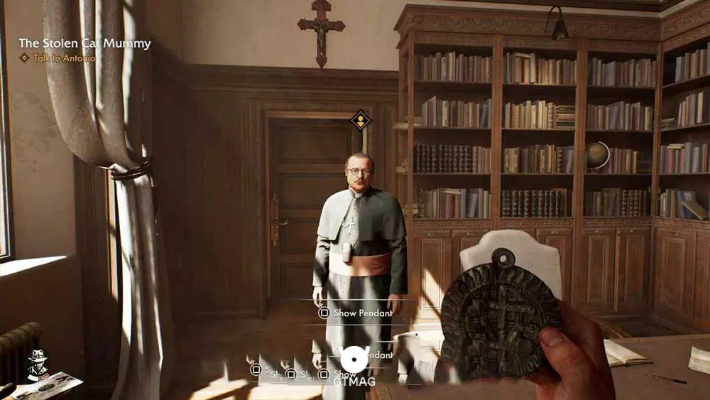 Adventure Note .4: Father Antonio - مکان های Collectibleهای Vatican در Indiana Jones and the Great Circle