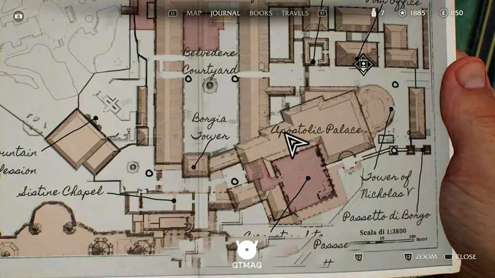 Medicine Bottle .2: Apostolic Palace Office - مکان های Collectibleهای Vatican در Indiana Jones and the Great Circle