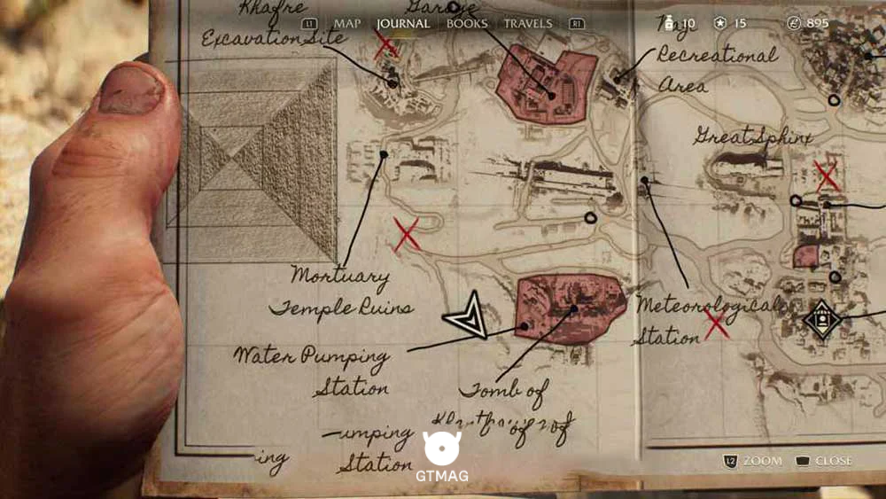 Mystery Note .14: Dead Nazi&rsquo;s Note، 25 AP - مکان های Collectibleهای Gizeh در Indiana Jones and the Great Circle