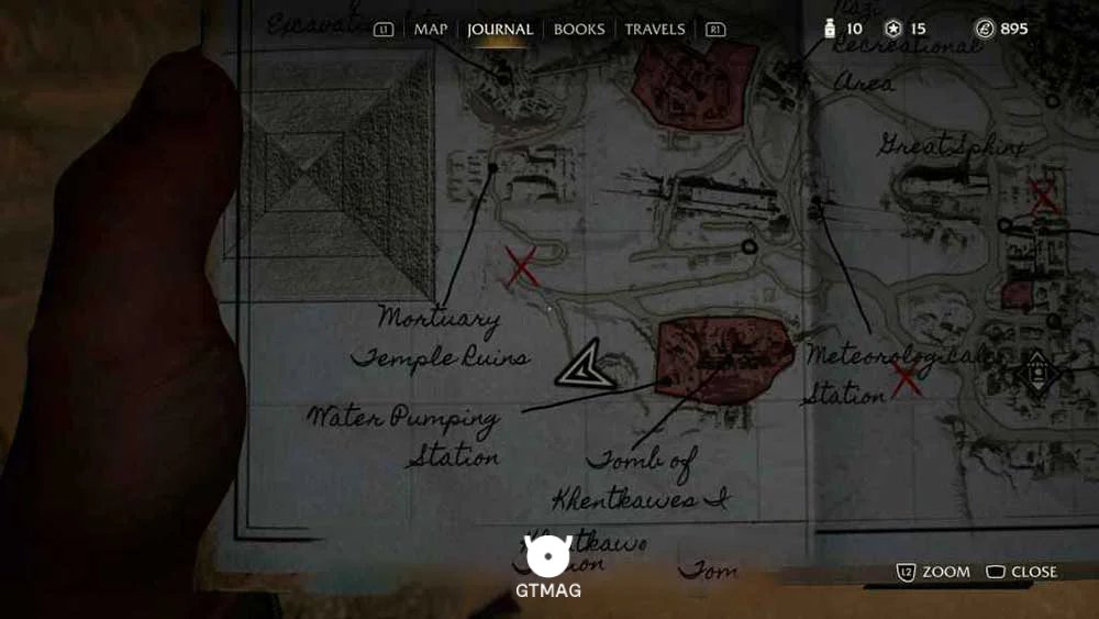Mystery Note .14: Dead Nazi&rsquo;s Note، 25 AP - مکان های Collectibleهای Gizeh در Indiana Jones and the Great Circle