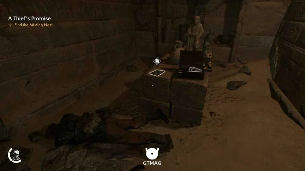 Mystery Note .14: Dead Nazi&rsquo;s Note، 25 AP - مکان های Collectibleهای Gizeh در Indiana Jones and the Great Circle