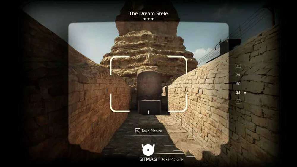 Adventure Note .10: Dream Stele، 45 AP - مکان های Collectibleهای Gizeh در Indiana Jones and the Great Circle