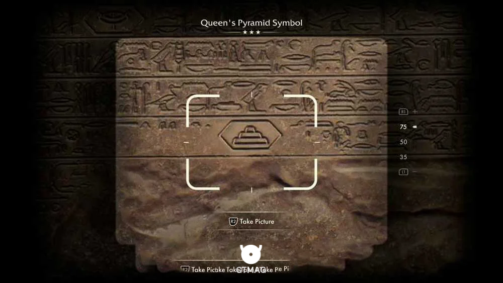 Adventure Note .13: Queen&rsquo;s Pyramid Symbol، 45 AP - مکان های Collectibleهای Gizeh در Indiana Jones and the Great Circle