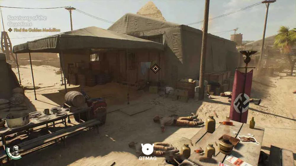 Fieldwork Note .19: Golden Medallion - مکان های Collectibleهای Gizeh در Indiana Jones and the Great Circle