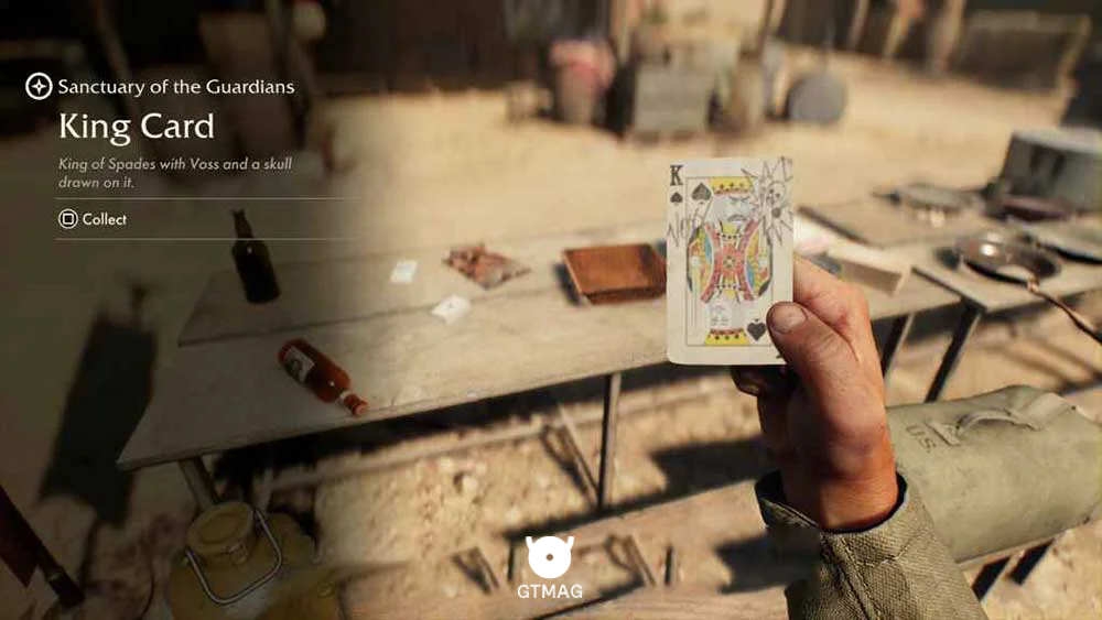 Fieldwork Note .21: King Card، 25 AP - مکان های Collectibleهای Gizeh در Indiana Jones and the Great Circle