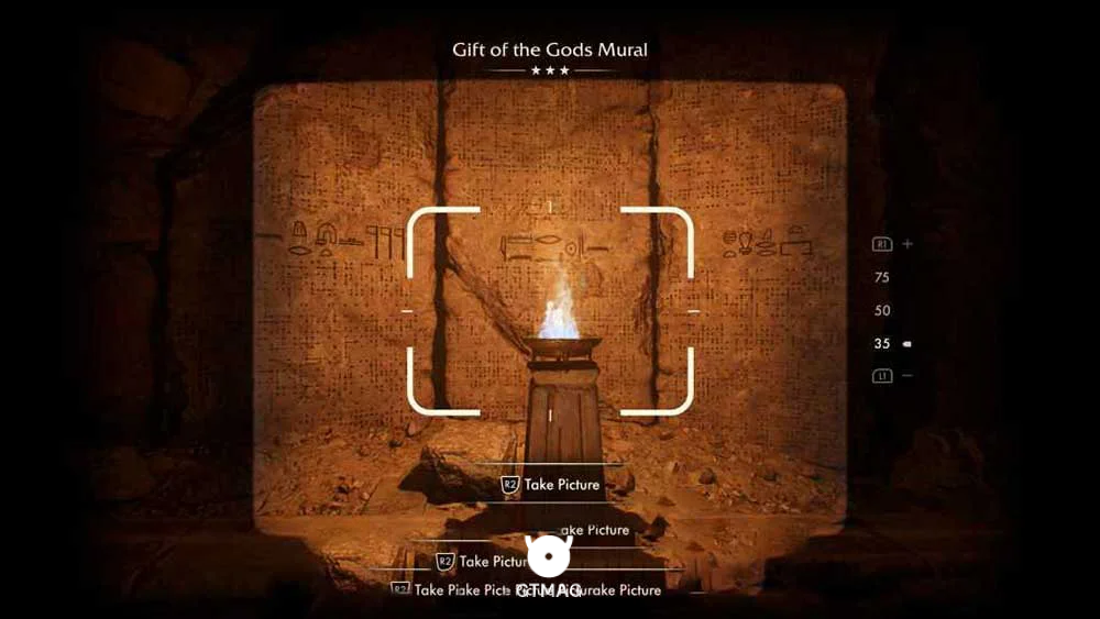 Adventure Note .26: Gift of the Gods Mural، 45 AP - مکان های Collectibleهای Gizeh در Indiana Jones and the Great Circle