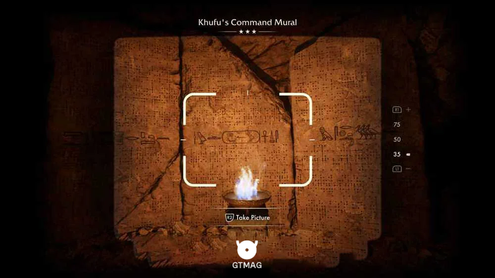 Adventure Note .27: Khufu&rsquo;s Command Mural، 45 AP - مکان های Collectibleهای Gizeh در Indiana Jones and the Great Circle