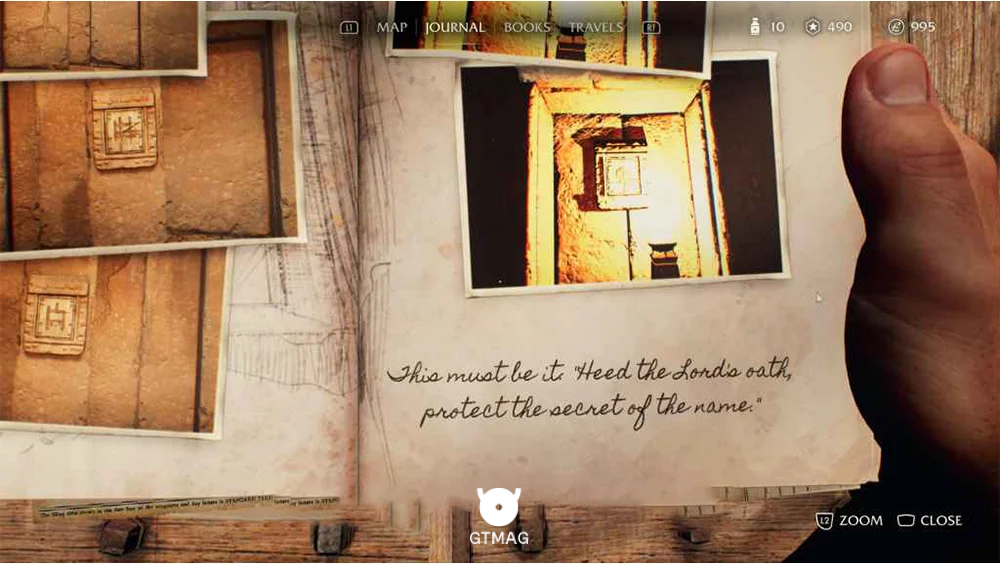 Adventure Note .31: Three Eyed Gate Combinations - مکان های Collectibleهای Gizeh در Indiana Jones and the Great Circle