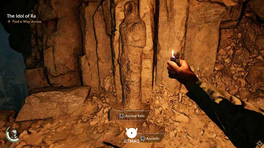 Ancient Relic .14: The Bridge Cavern، 80 AP - مکان های Collectibleهای Gizeh در Indiana Jones and the Great Circle