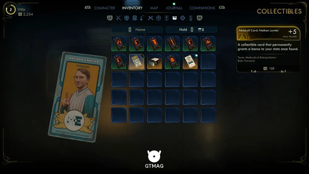1. Pitchball Card: Nathan Lawter - تمام موقعیت کارتهای Pitchball و Tossball در The Outer Worlds 2