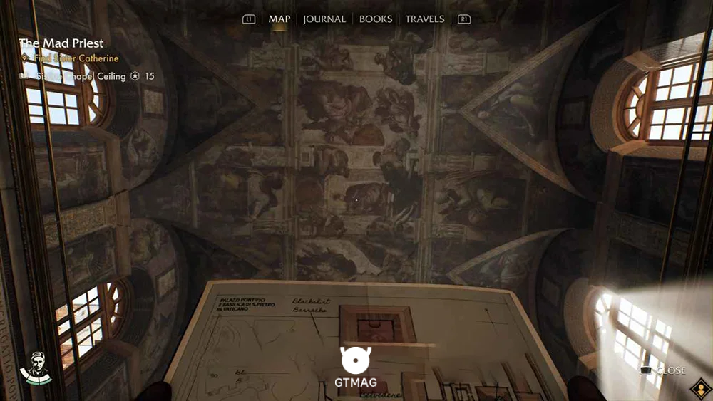 Discovery Note .10: Sistine Chapel Ceiling - راهنمای ماموریت The Mad Priest در Indiana Jones and the Great Circle