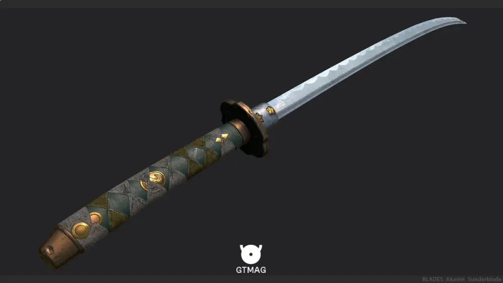 کاتانای آکاویری (Akaviri Katana)، سلاح استاندارد خنجرها