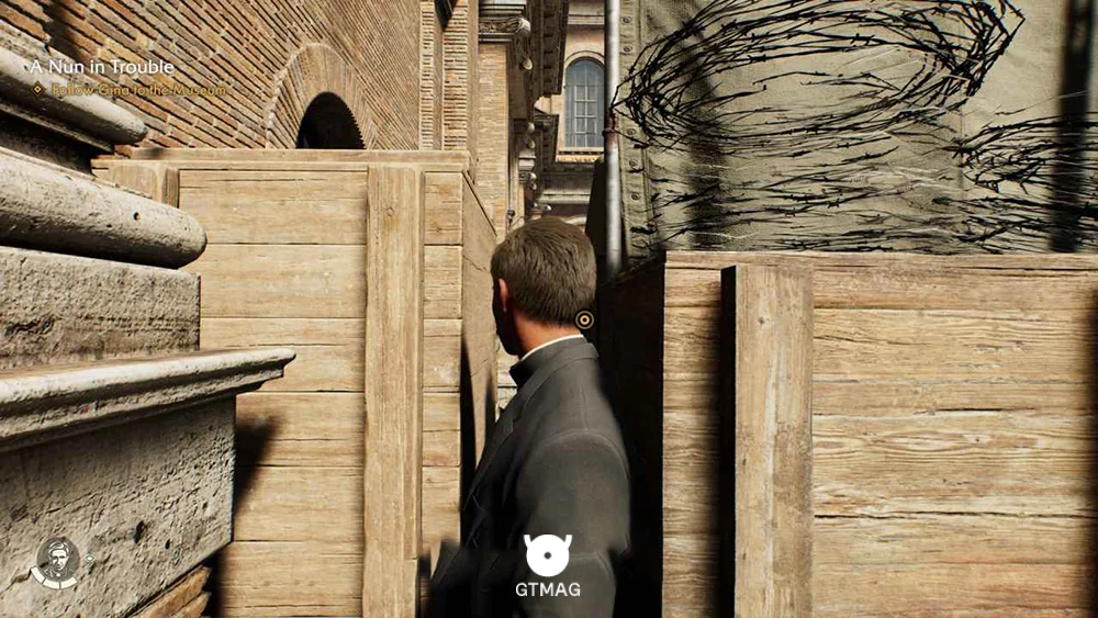 Medicine Bottle .7: Apostolic Palace Entrance - راهنمای ماموریت A Nun in Trouble در Indiana Jones and the Great Circle