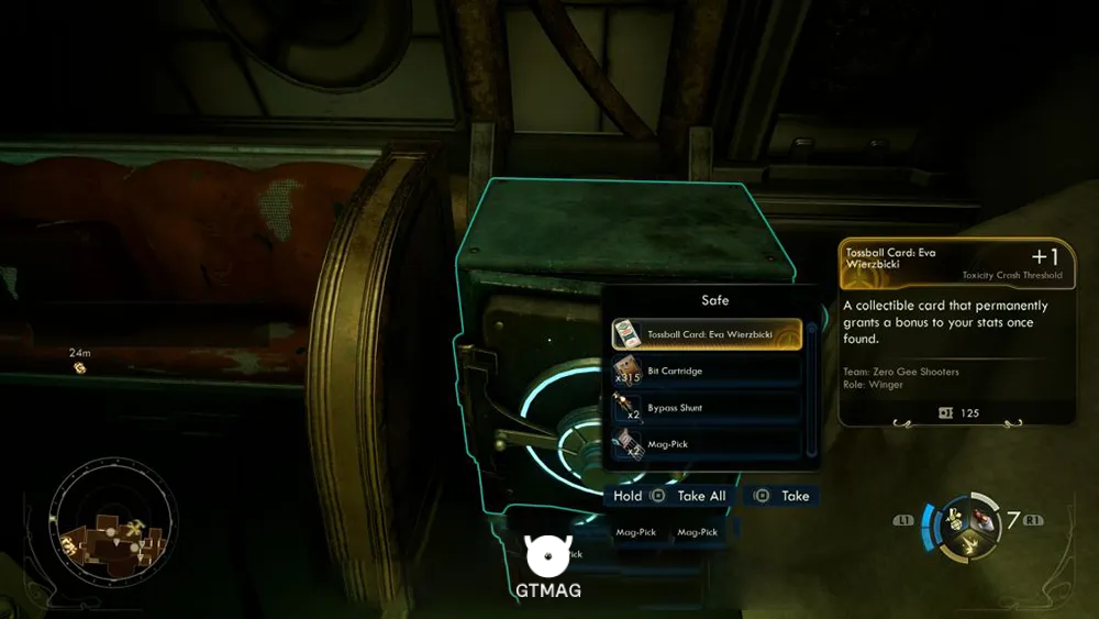 2. Tossball Card: Eva Wierzbicki - تمام موقعیت کارتهای Pitchball و Tossball در The Outer Worlds 2