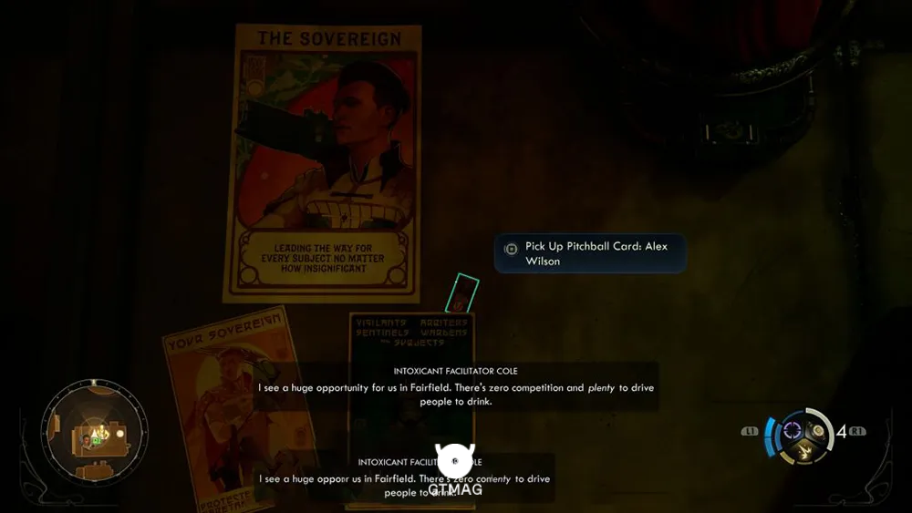 4. Pitchball Card: Alex Wilson - تمام موقعیت کارتهای Pitchball و Tossball در The Outer Worlds 2