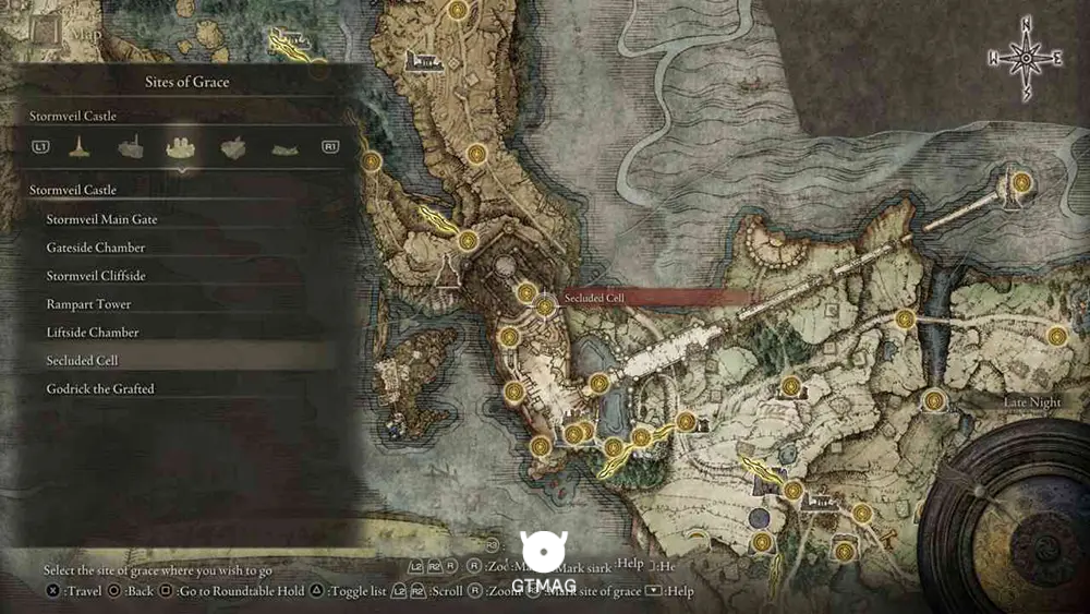 موقعیت Godrick&rsquo;s Great Rune در Elden Ring