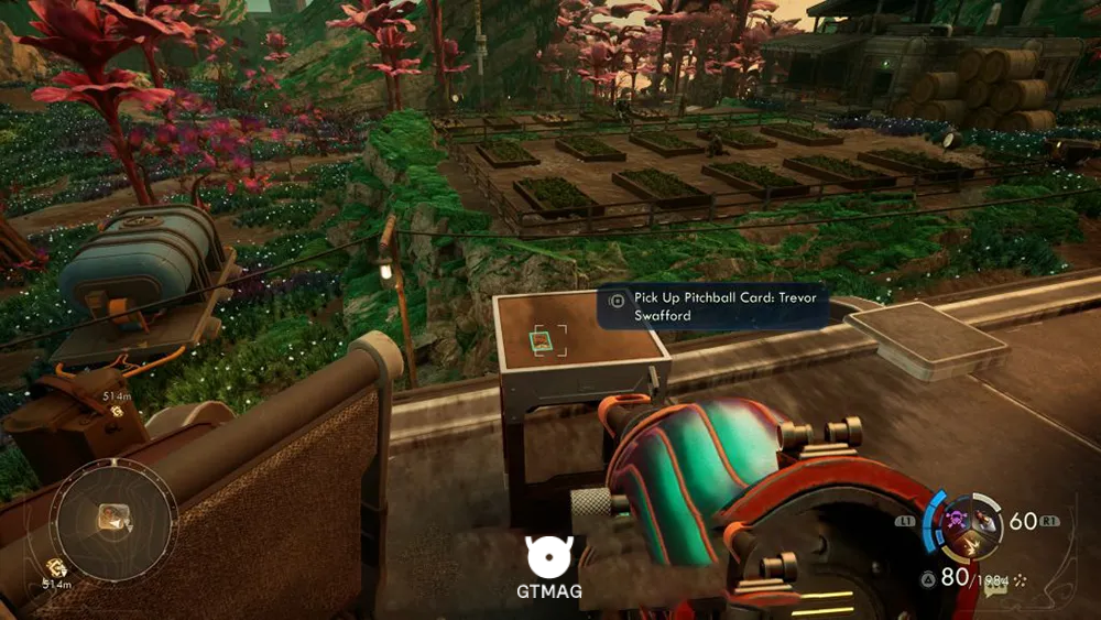 6. Pitchball Card: Trevor Swafford - تمام موقعیت کارتهای Pitchball و Tossball در The Outer Worlds 2