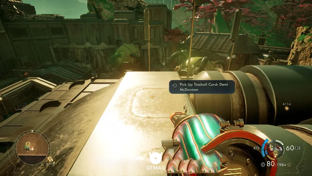 7. Tossball Card: Demi McDorman - تمام موقعیت کارتهای Pitchball و Tossball در The Outer Worlds 2