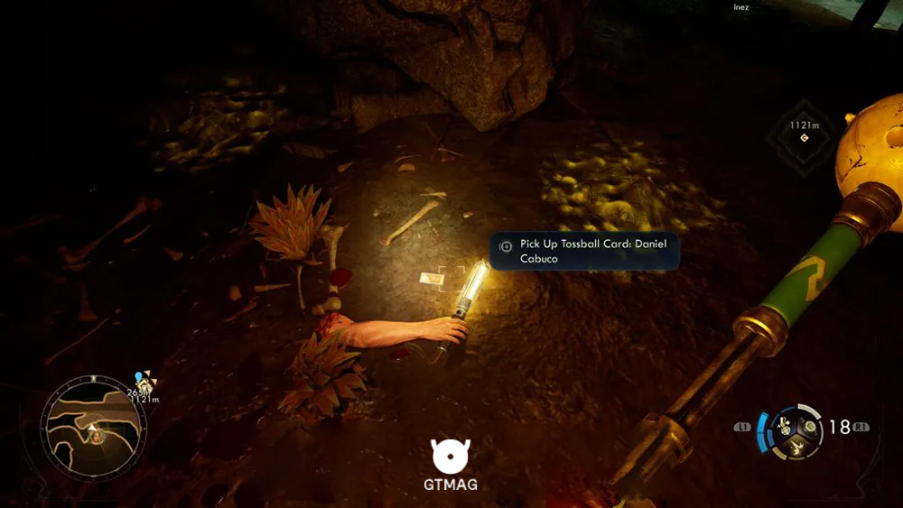 10. Tossball Card: Daniel Cabuco - تمام موقعیت کارتهای Pitchball و Tossball در The Outer Worlds 2