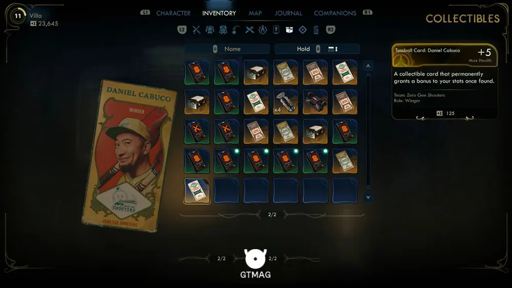 10. Tossball Card: Daniel Cabuco - تمام موقعیت کارتهای Pitchball و Tossball در The Outer Worlds 2
