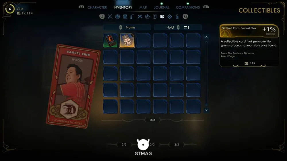12. Pitchball Card: Samuel Chin - تمام موقعیت کارتهای Pitchball و Tossball در The Outer Worlds 2