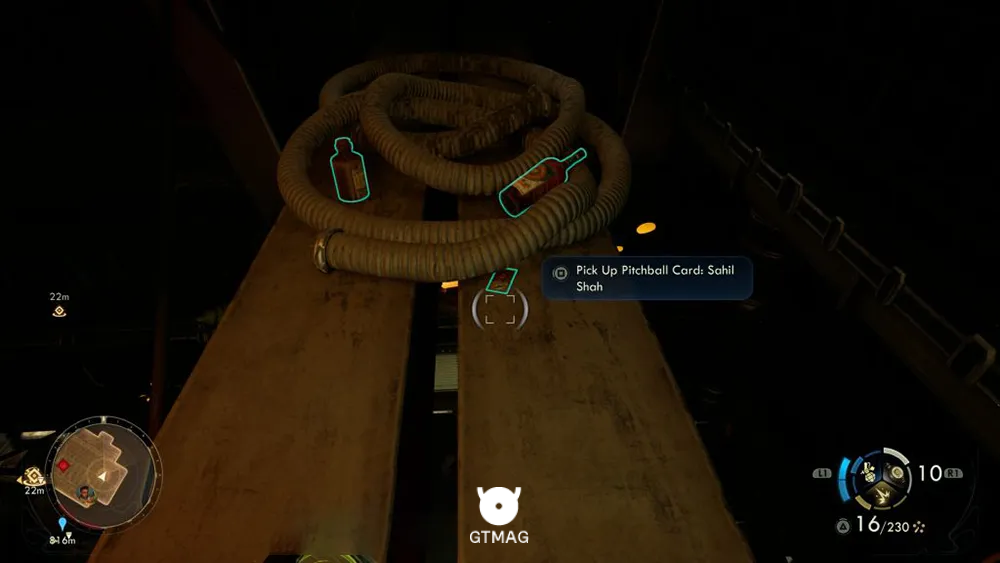 13. Pitchball Card: Sahil Shah - تمام موقعیت کارتهای Pitchball و Tossball در The Outer Worlds 2
