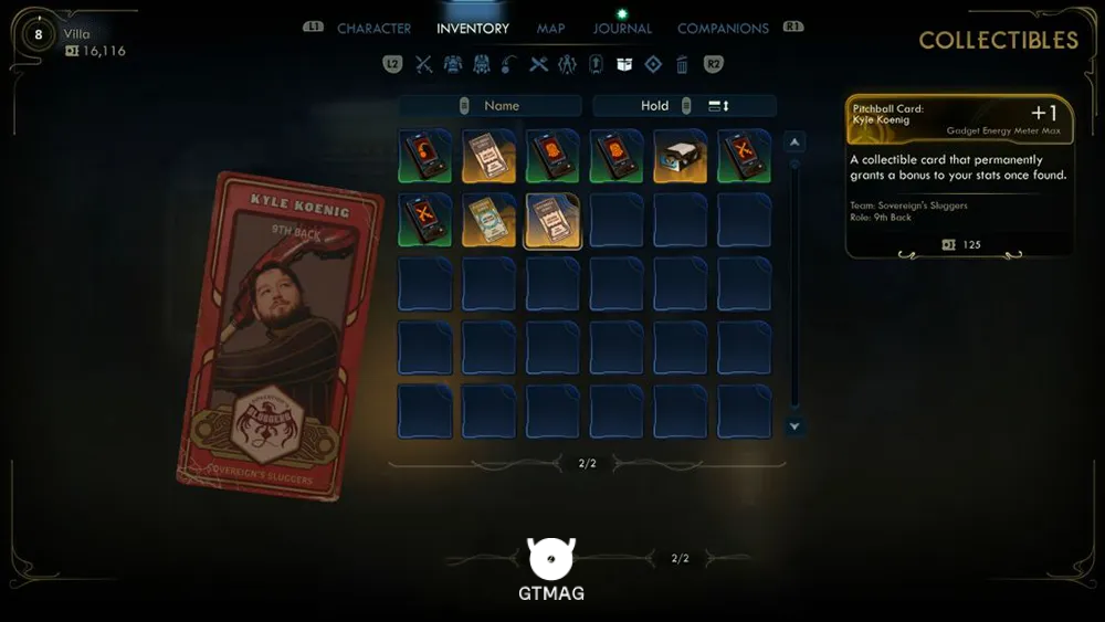 14. Pitchball Card: Kyle Koenig - تمام موقعیت کارتهای Pitchball و Tossball در The Outer Worlds 2