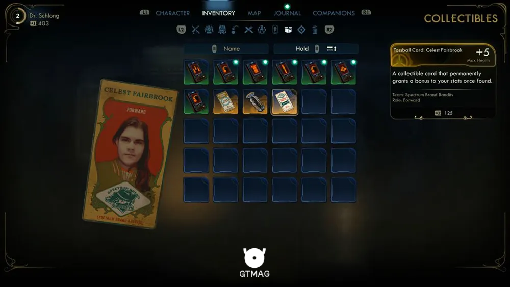 15. Tossball Card: Celest Fairbrook - تمام موقعیت کارتهای Pitchball و Tossball در The Outer Worlds 2